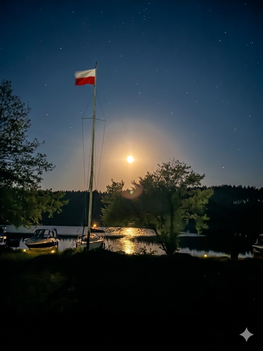 Nocne niebo nad PTTK Albatros